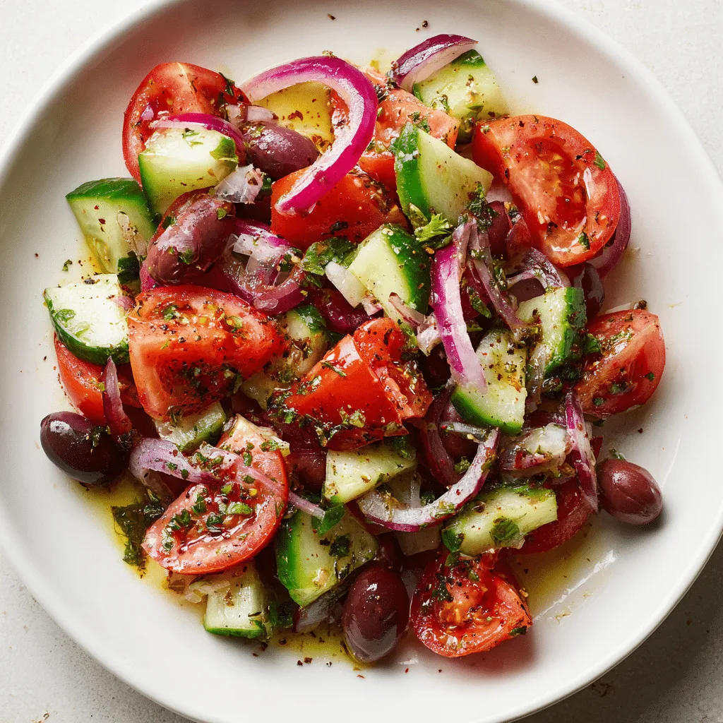 Greek Salad with Kalamata Olives