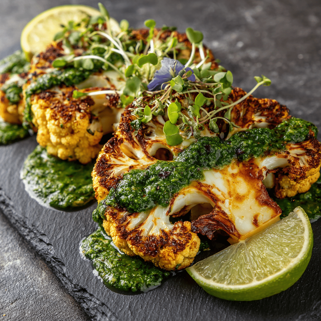 Cauliflower Steak with Chimichurri