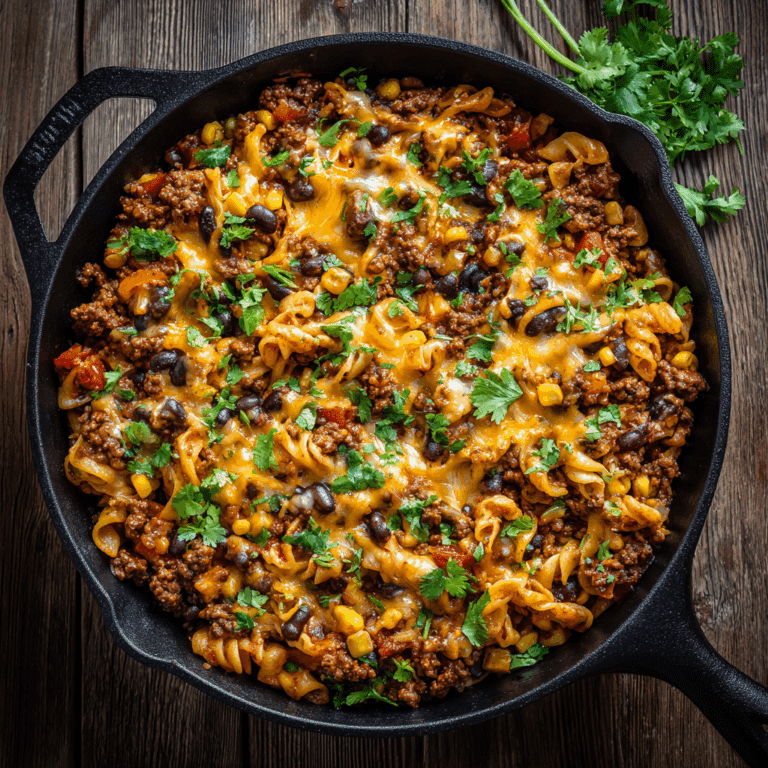 Beef Taco Skillet