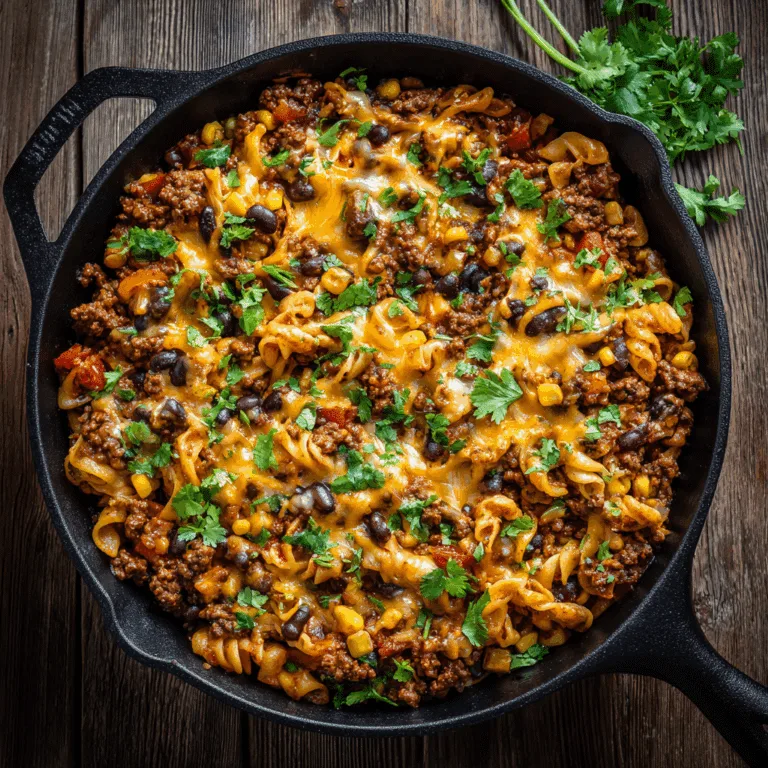 Beef Taco Skillet