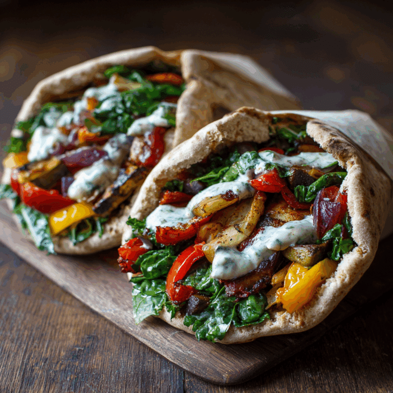 Greek Pita with Veggies