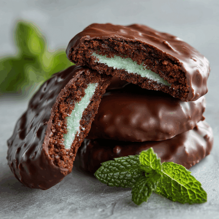 Copycat Thin Mint Cookies