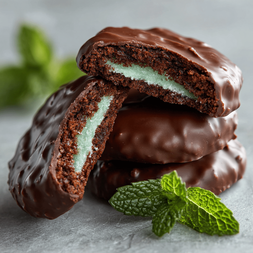 Copycat Thin Mint Cookies