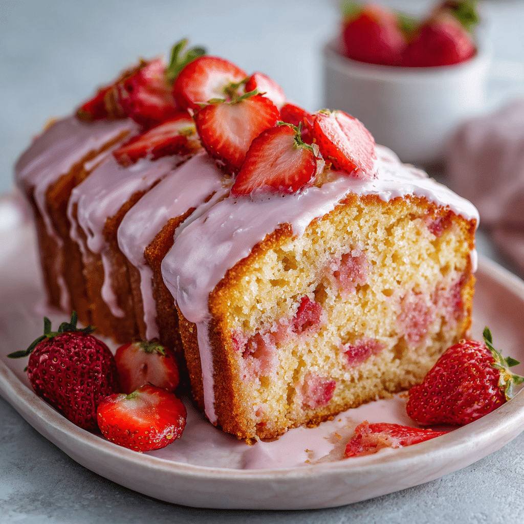 Strawberry Yogurt Cake