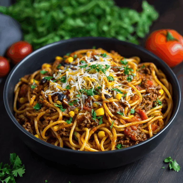 Tex-Mex Spaghetti