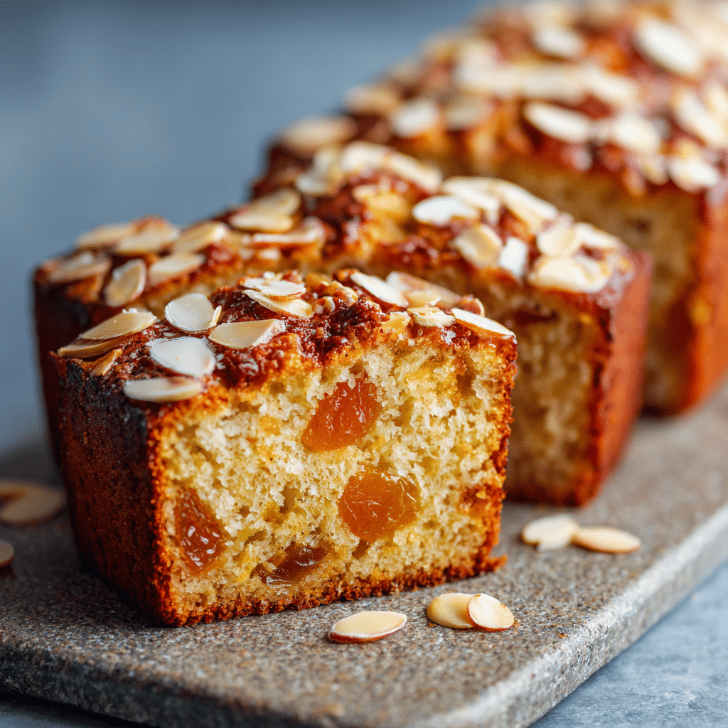 Apricot Almond Loaf Cake