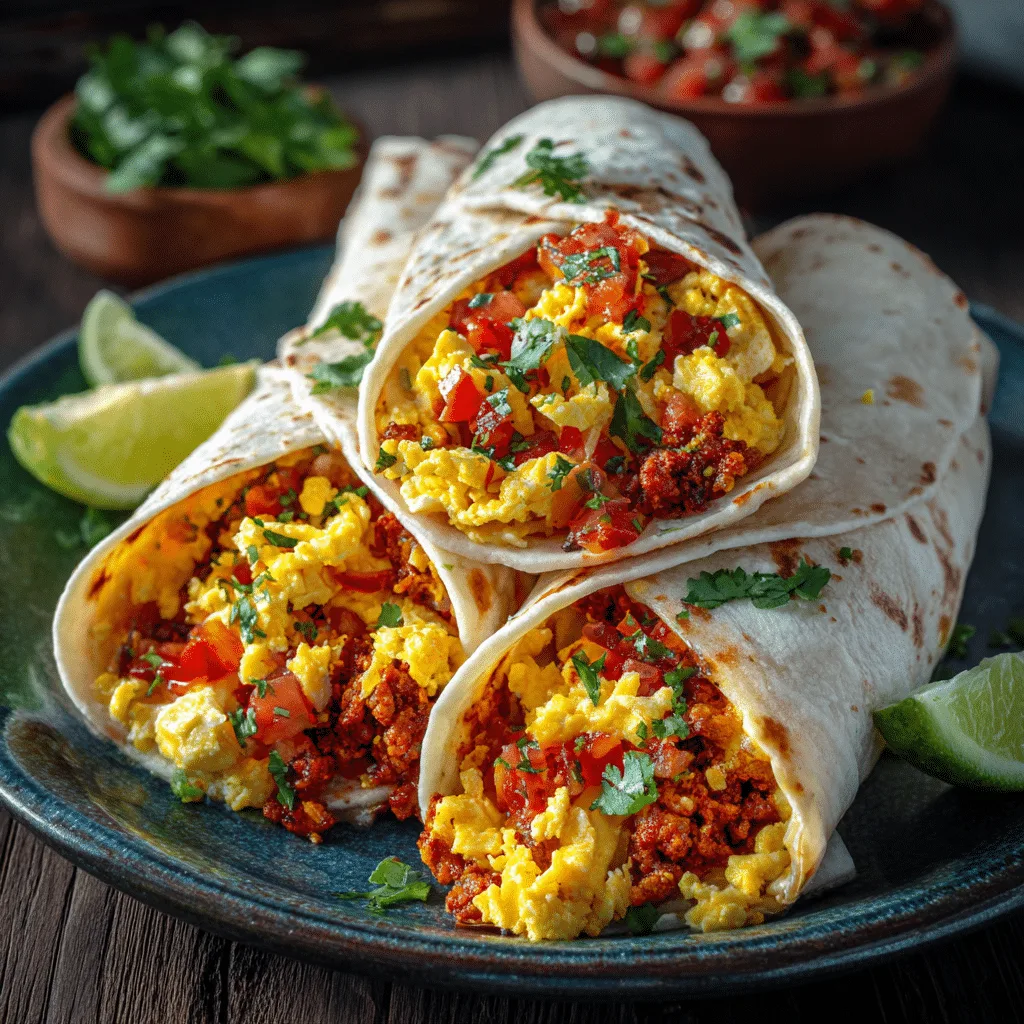 Chorizo Breakfast Tacos
