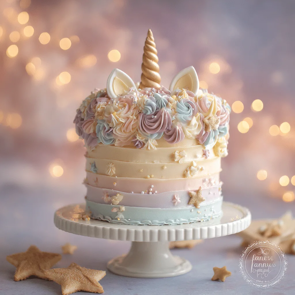 Unicorn Pastel Cake