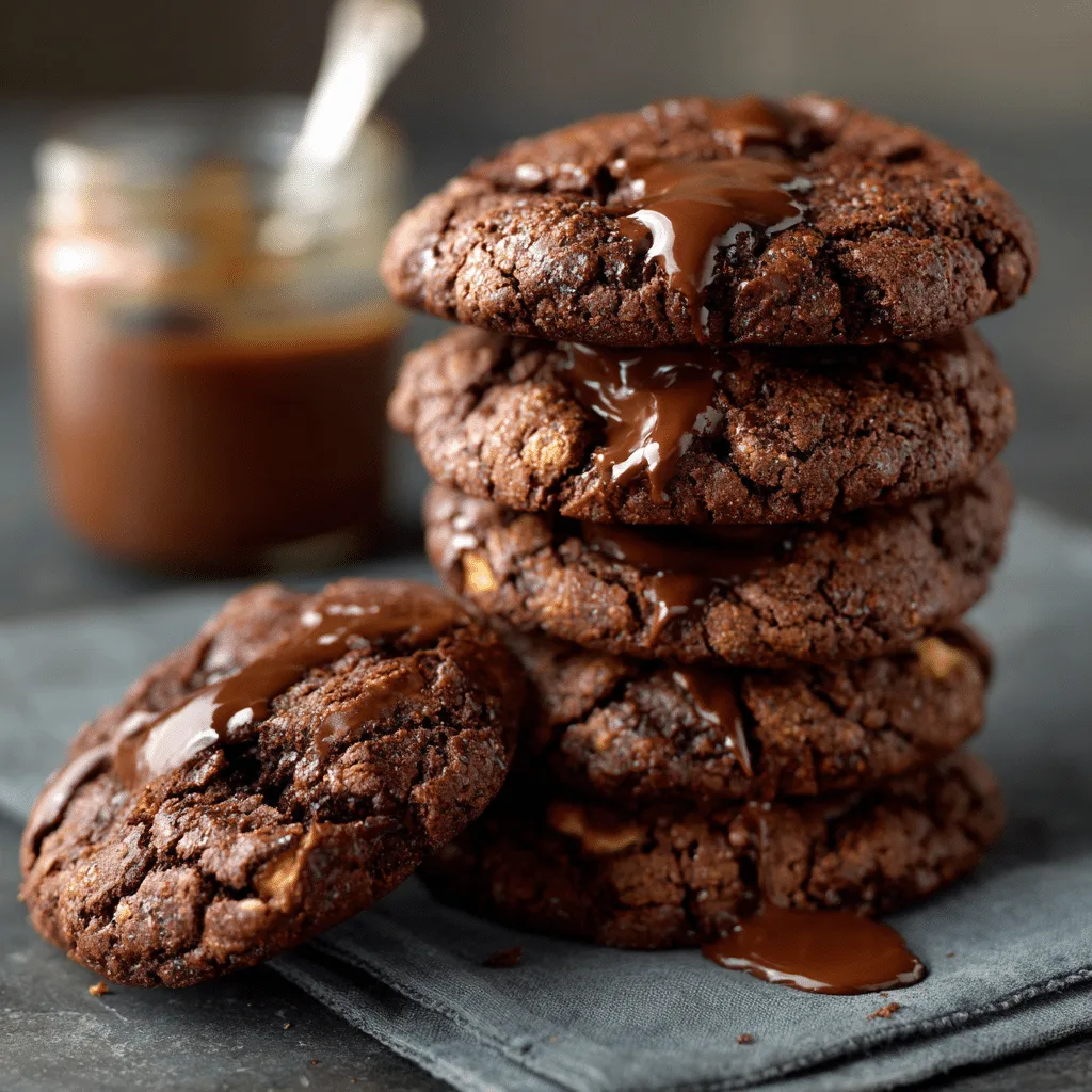 Nutella Microwave Cookies
