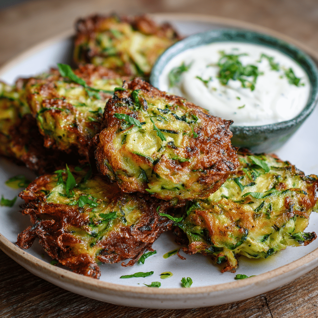 Greek Zucchini Fritters (Kolokithokeftedes)