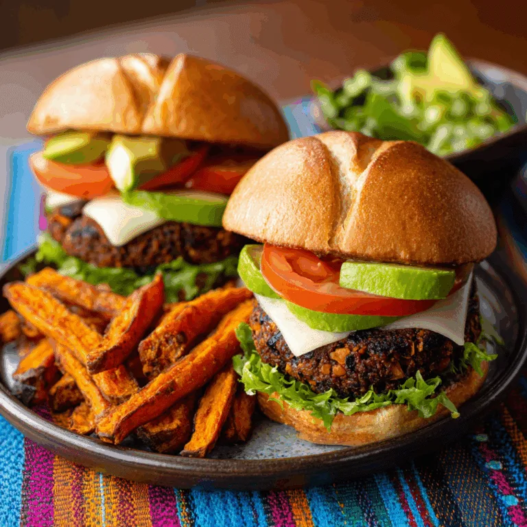 Tex-Mex Black Bean Burgers
