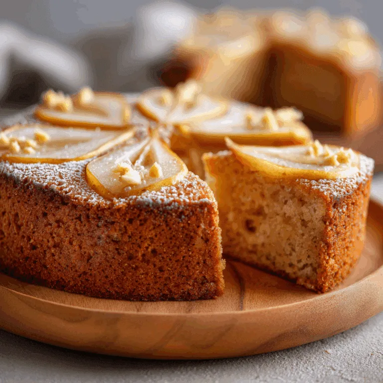 Pear & Ginger Cake