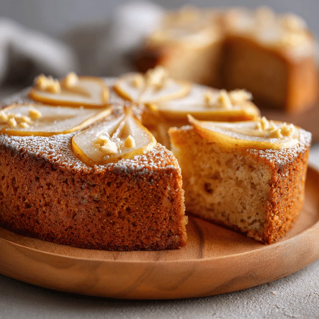 Pear & Ginger Cake