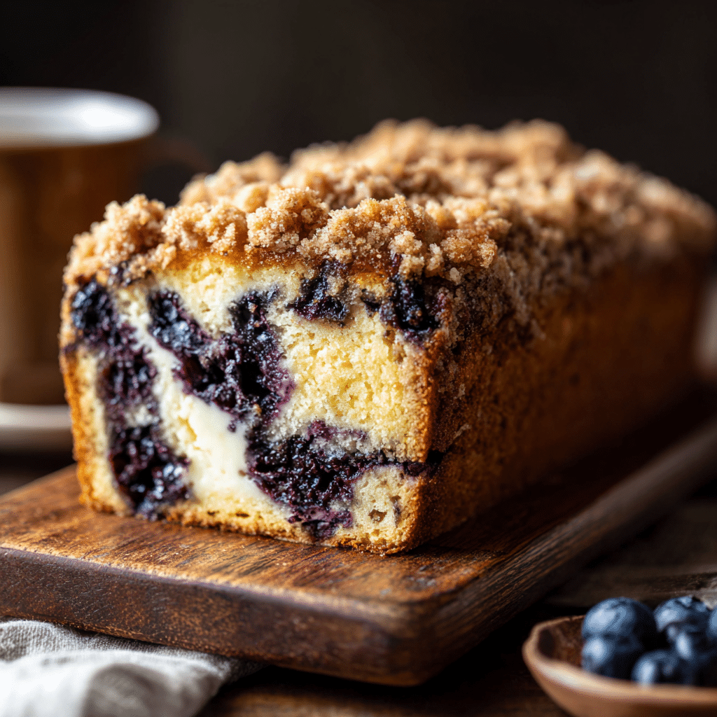 Blueberry Cream Cheese Coffee Cake