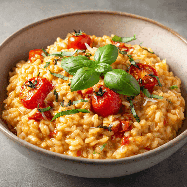 Tomato Basil Risotto