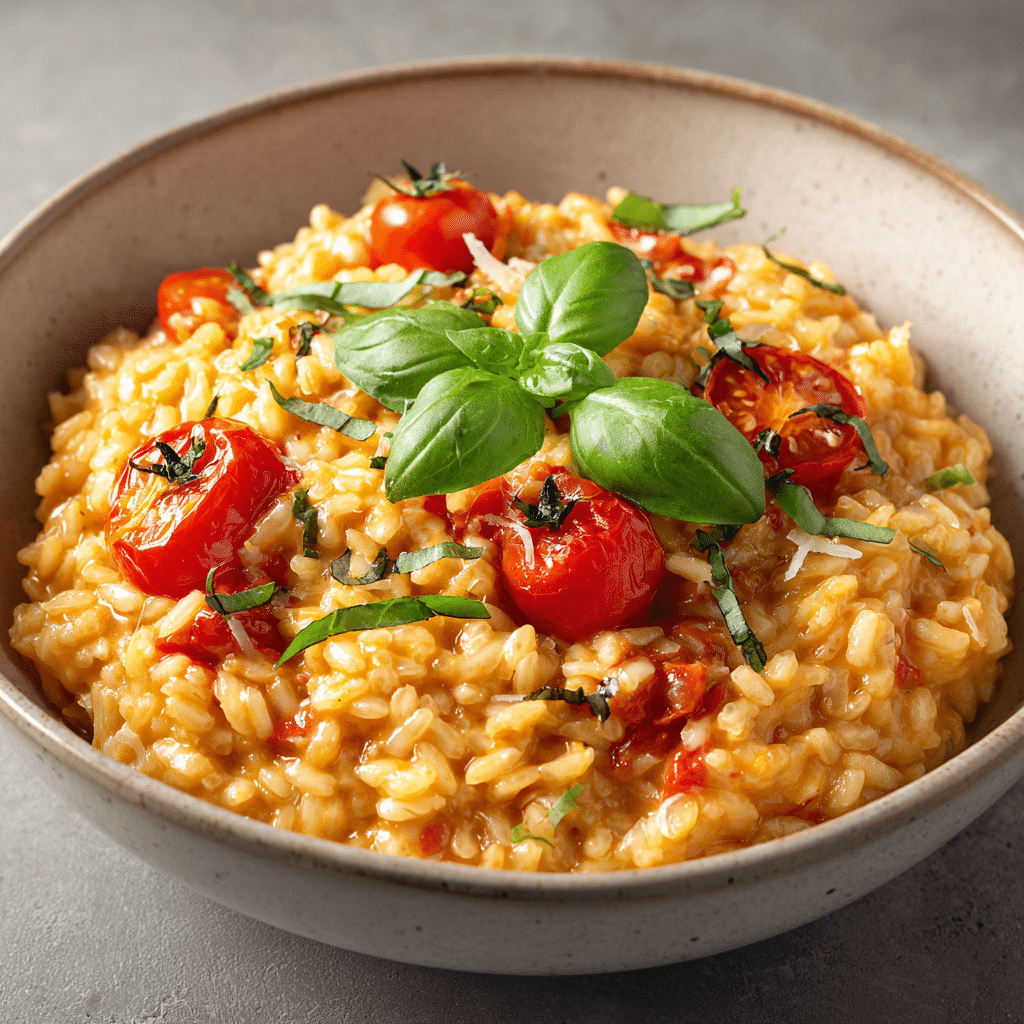 Tomato Basil Risotto