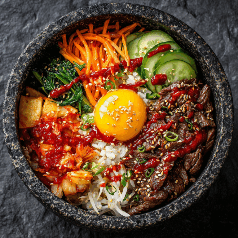 Korean Bibimbap Without Sauces