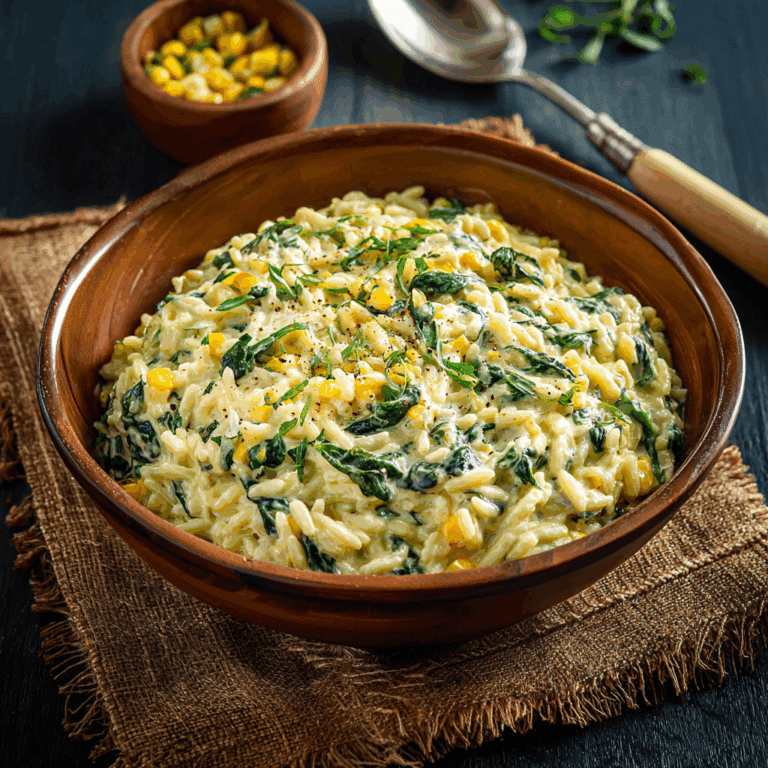 Creamy Spinach-Corn Maggi