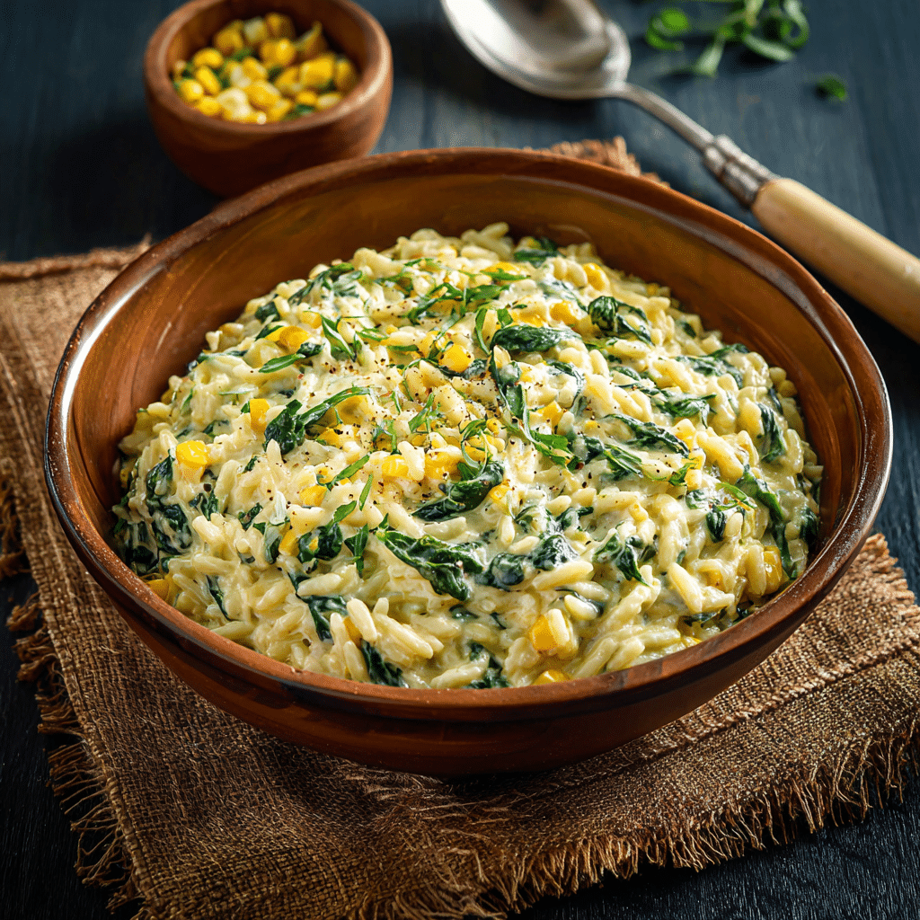 Creamy Spinach-Corn Maggi