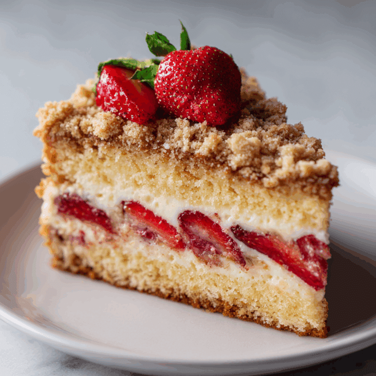 Strawberry Rhubarb Cake