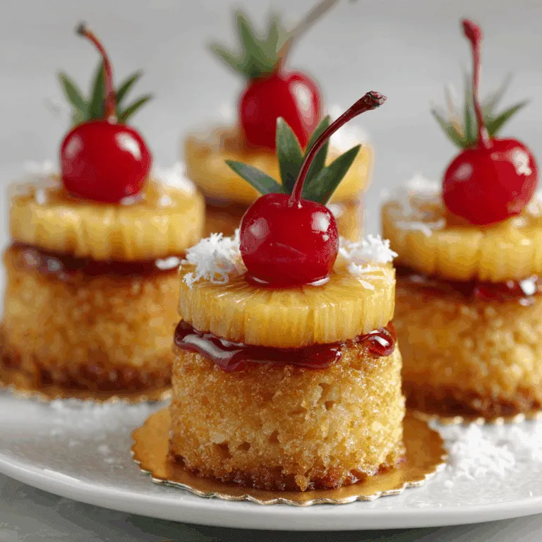 Pineapple Upside-Down Mini Cakes