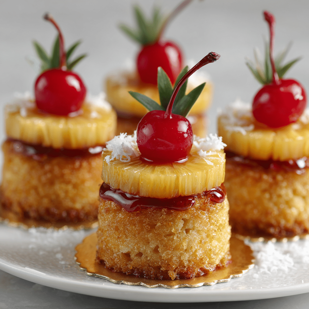 Pineapple Upside-Down Mini Cakes