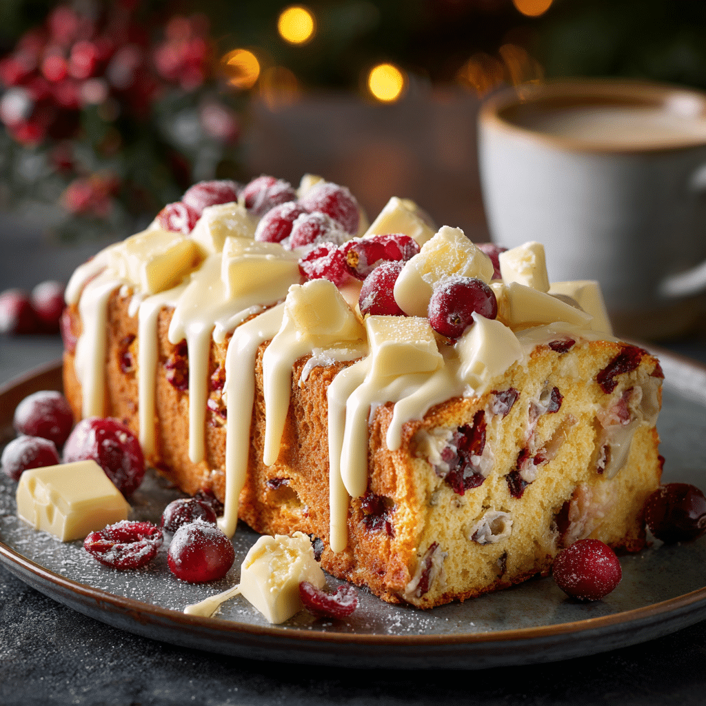 Cranberry White Chocolate Cake