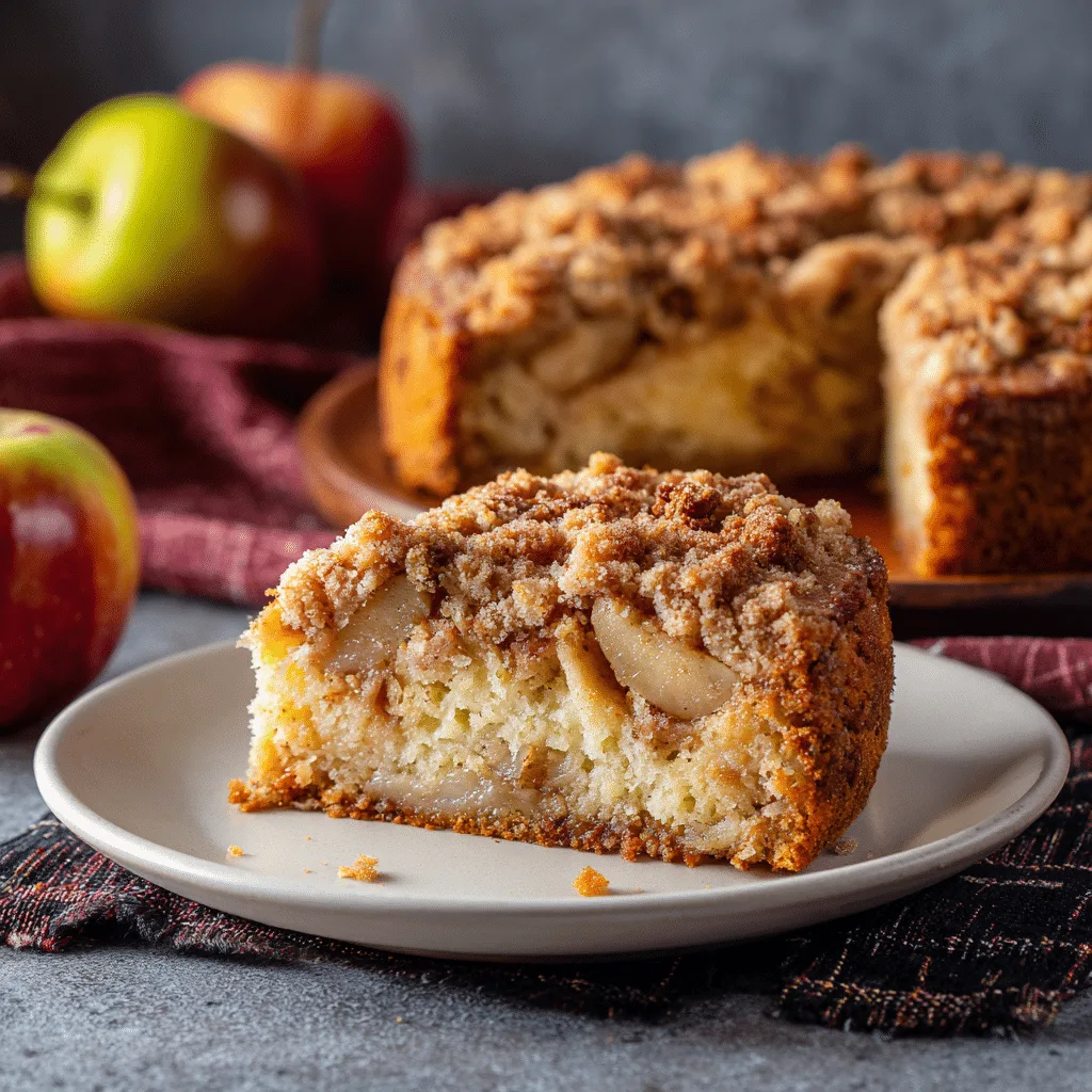 Apple Streusel Cake