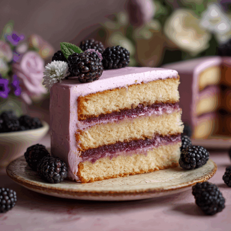 Blackberry Vanilla Cake