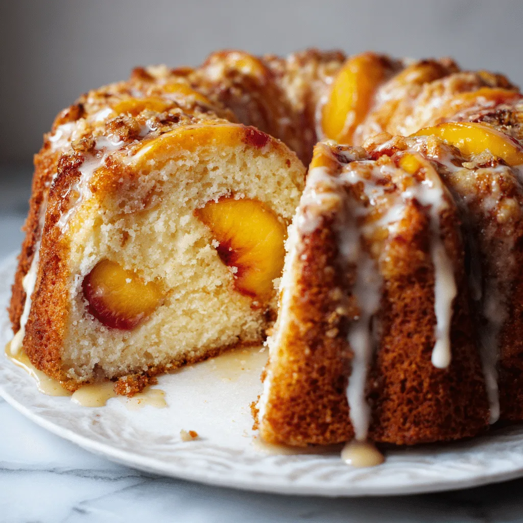 Peach Yogurt Cake