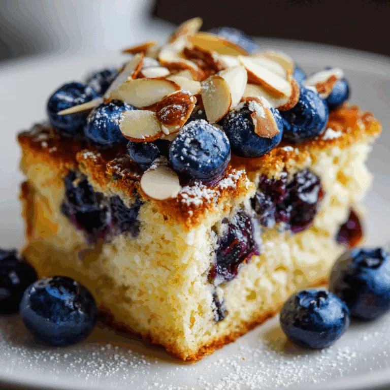 Blueberry Almond Cake