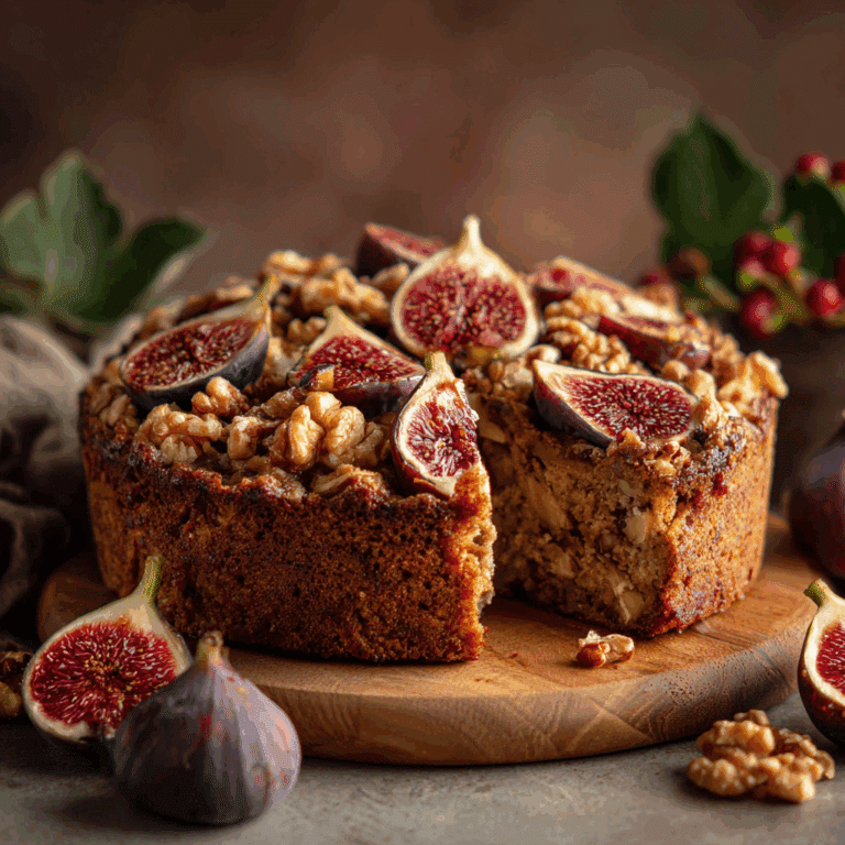 Fig Walnut Cake