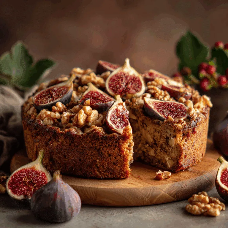 Fig Walnut Cake