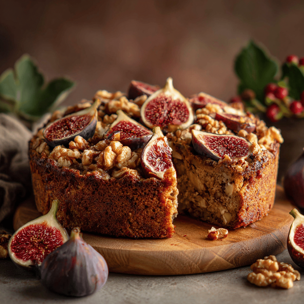 Fig Walnut Cake