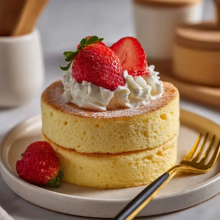 Fluffy Japanese Soufflé Pancakes