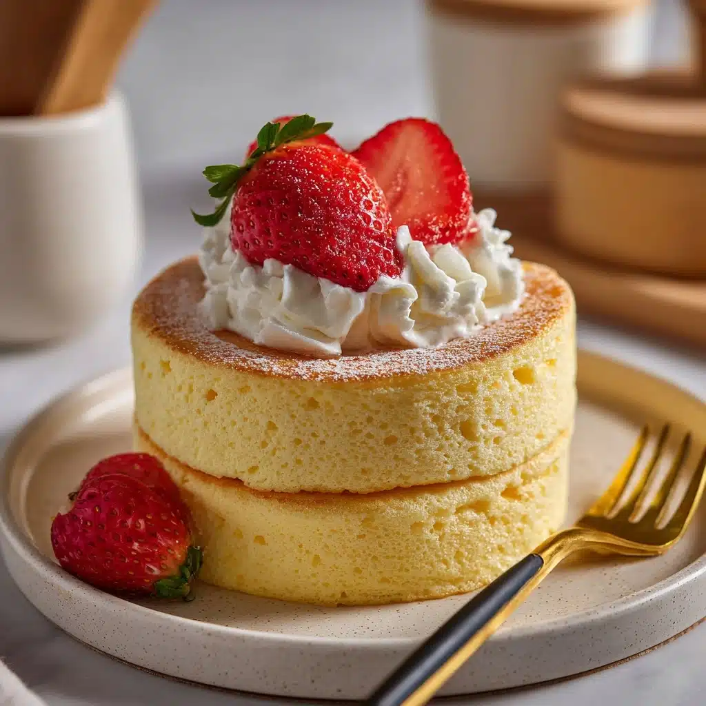 Fluffy Japanese Soufflé Pancakes