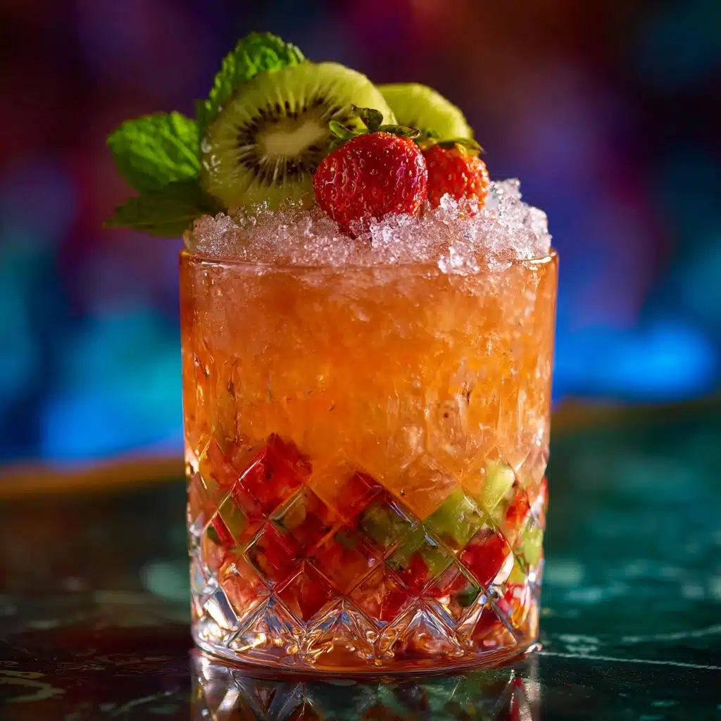 Kiwi & Strawberry Smash Mocktail Recipe