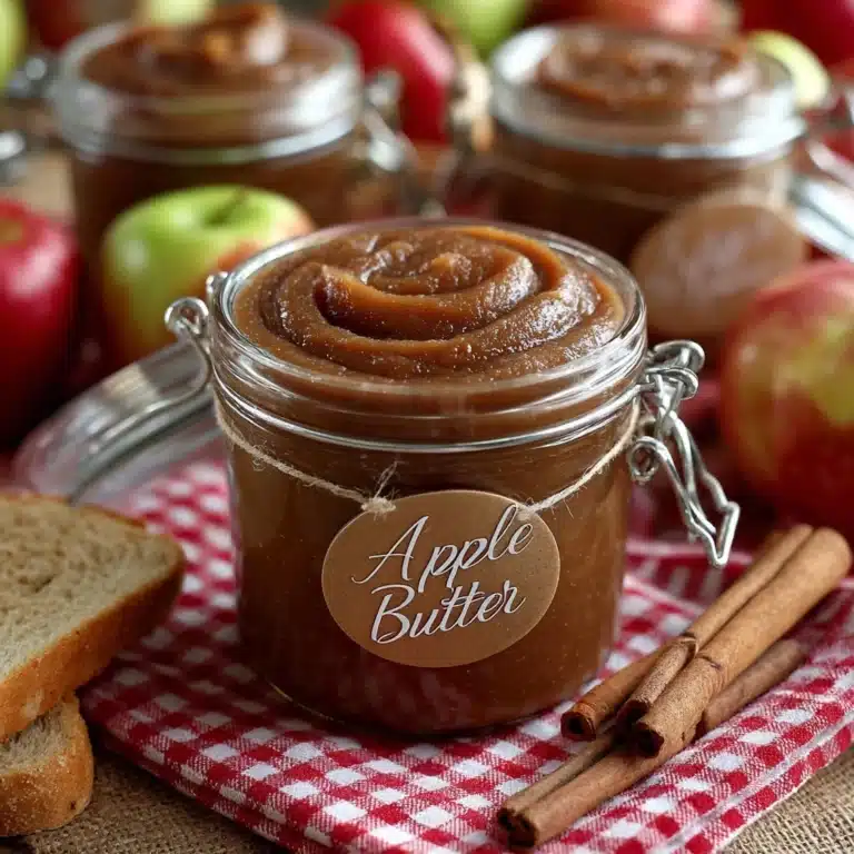 Homemade Apple Butter Recipe