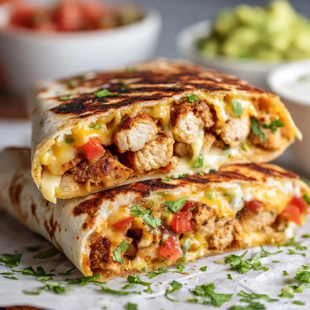 Chipotle Ranch Grilled Chicken Burrito Recipe