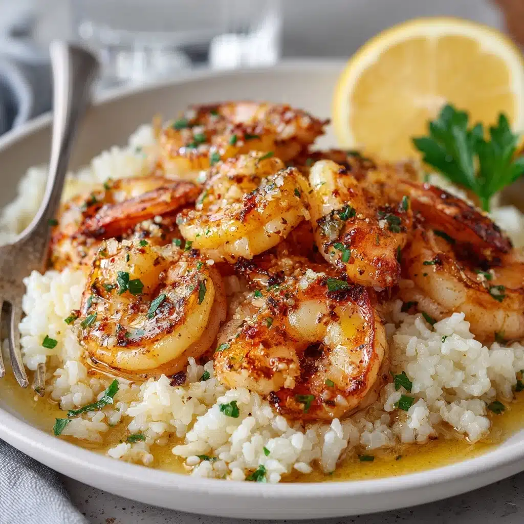 Garlic Butter Shrimp Rice Recipe