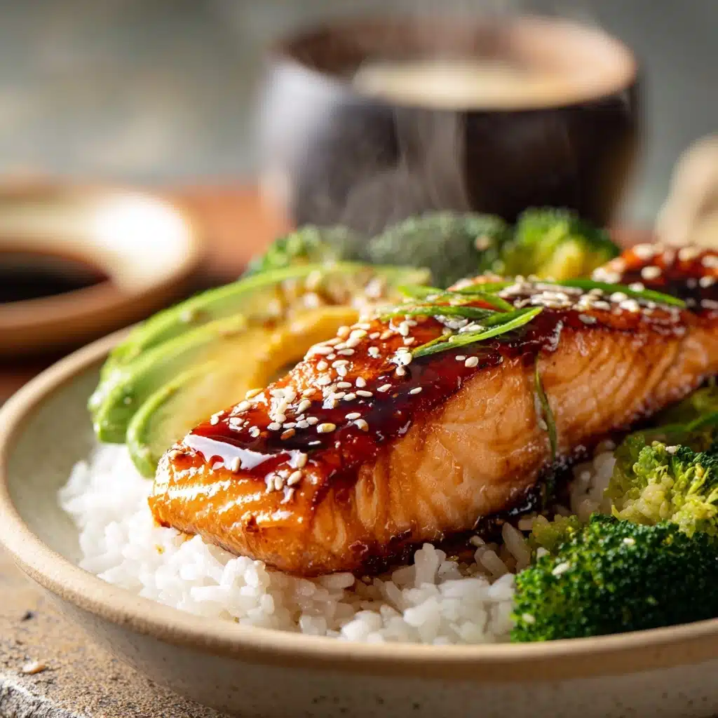Teriyaki Salmon Rice Bowl Recipe