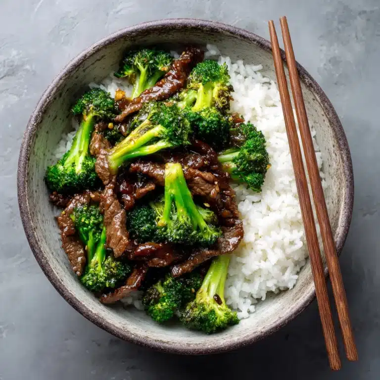 Chinese Beef and Broccoli (牛肉炒西兰花) Recipe