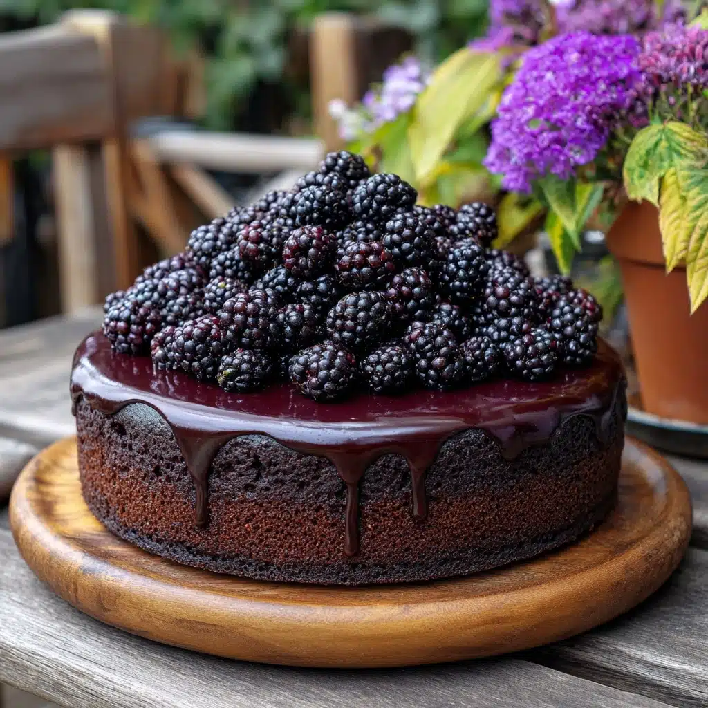 Blackberry Velvet Gothic Cake: A Dark, Lush Dessert Dream Recipe - Recipe Image