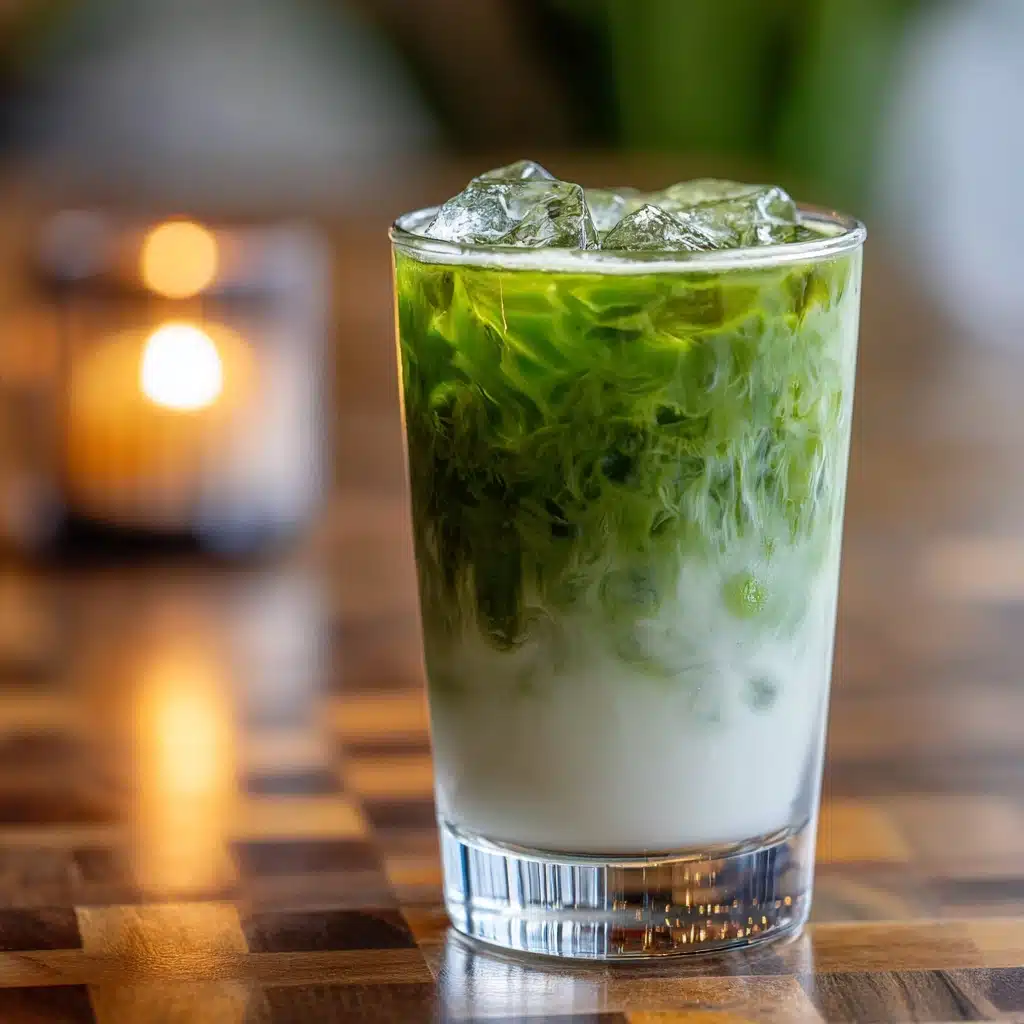 Brown Sugar Iced Vanilla Matcha Latte - Recipe Image