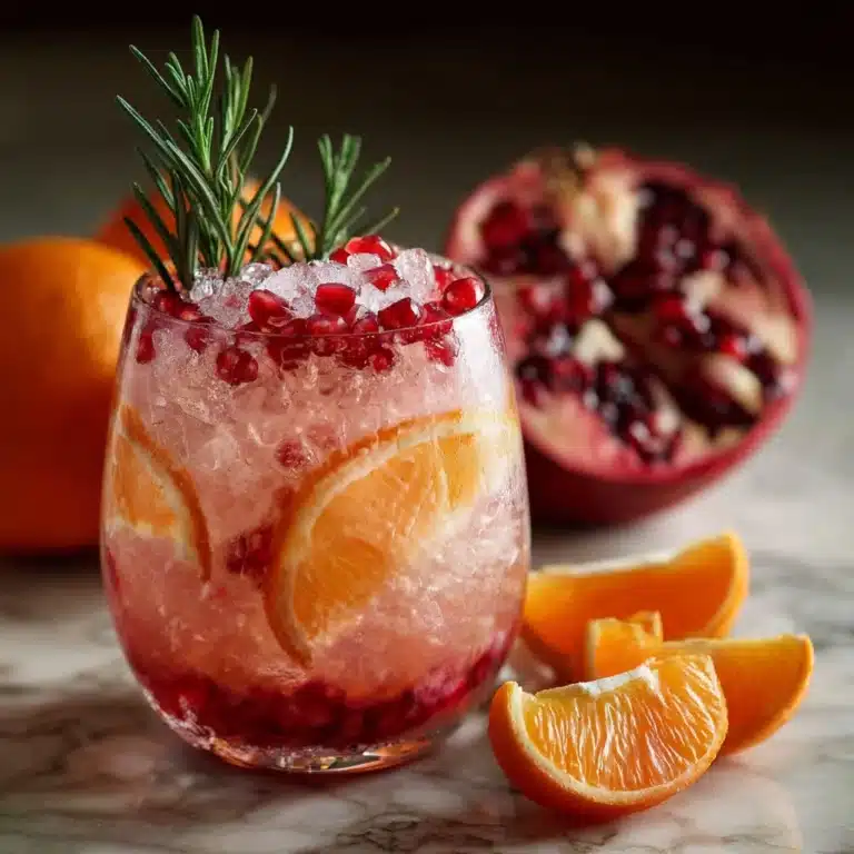 Orange Pomegranate Mocktail Recipe