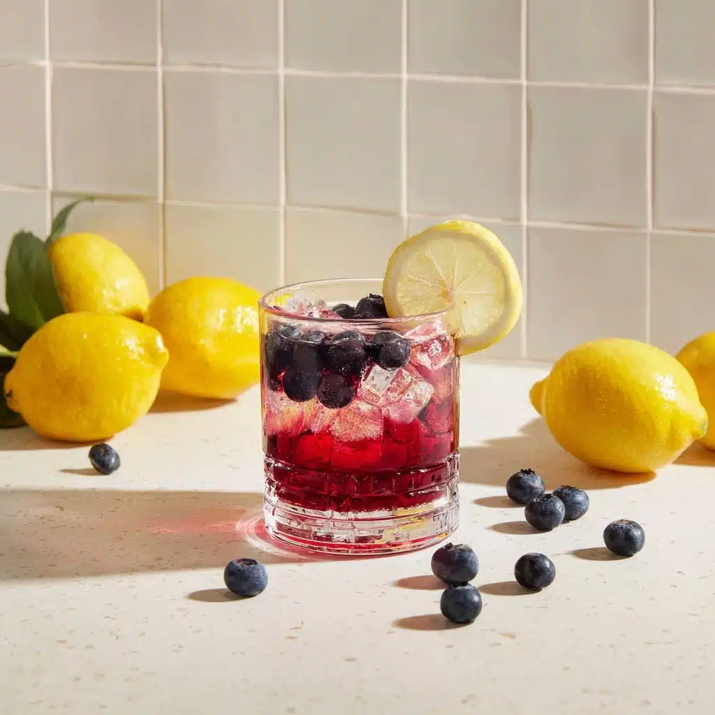 Lemon Blueberry Mocktail Recipe