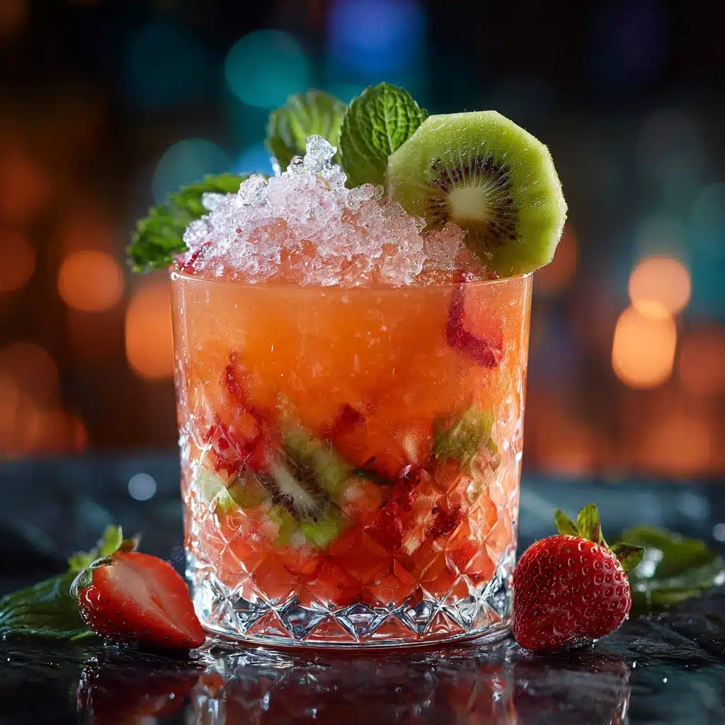 Kiwi & Strawberry Smash Mocktail Recipe - Recipe Image