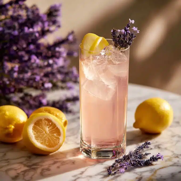 Lemon and Lavender Mocktail Recipe