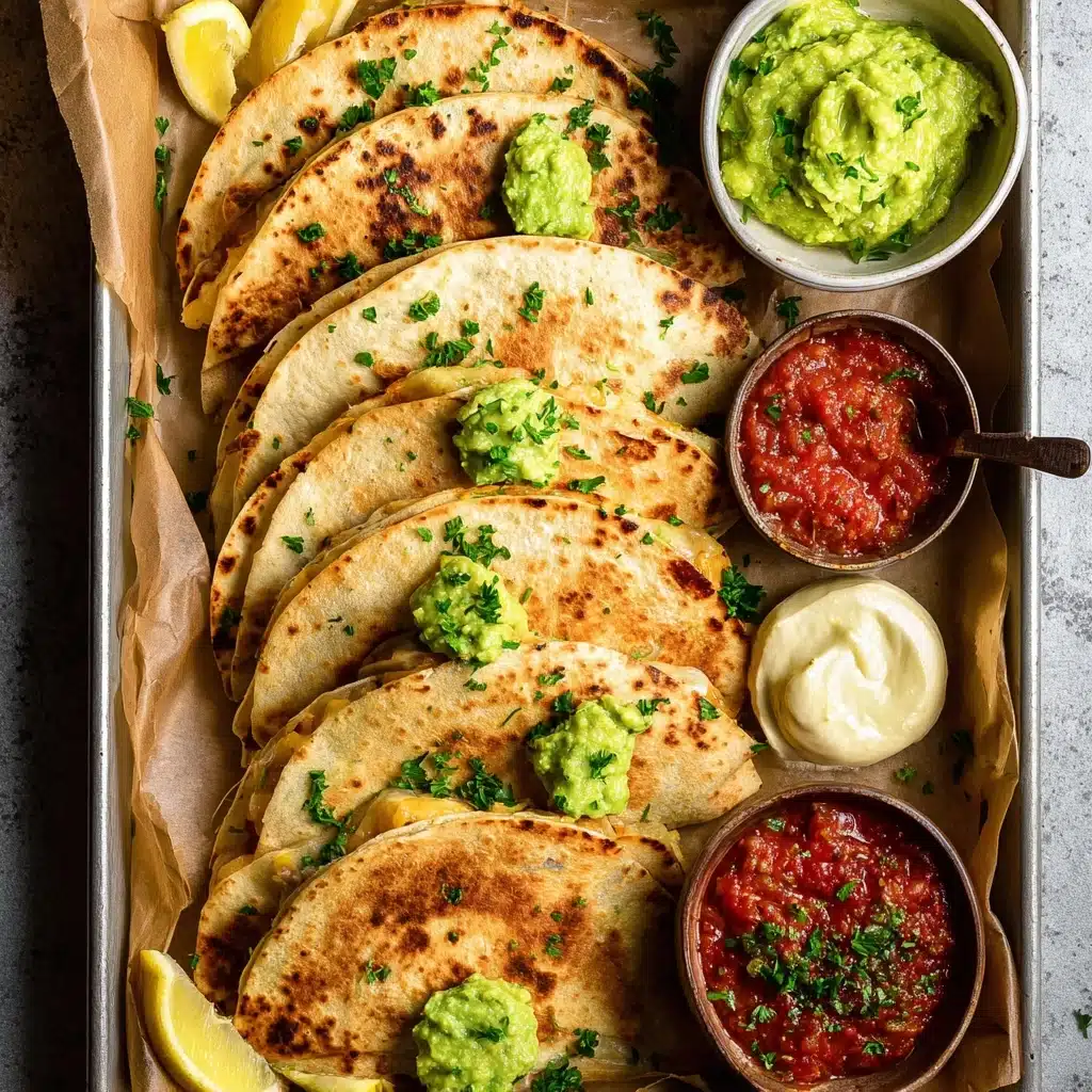 Baked Chicken Tacos With Avocado Sauce Recipe - Recipe Image