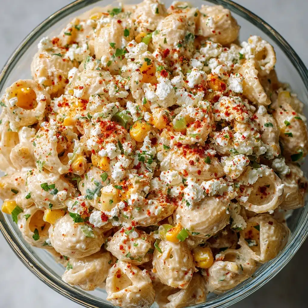 Elote Pasta Salad with Grilled Chicken Recipe - Recipe Image